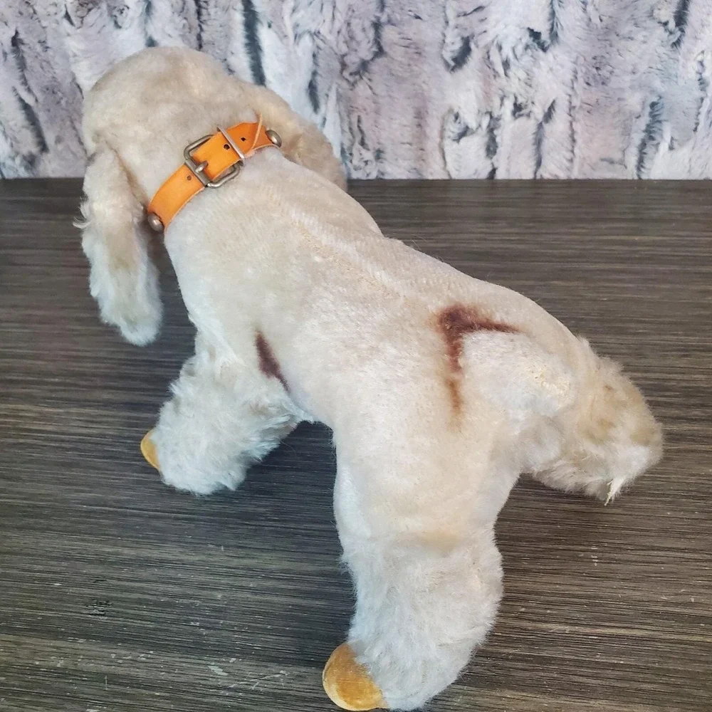 Vintage 40's early 50's Plush Mohair Cocker Spaniel 10
